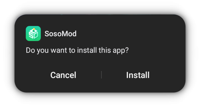 sosomod android install 